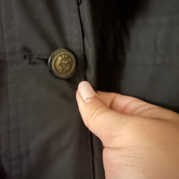 Elements by utex black trench coat size XL - Picture 5 of 6